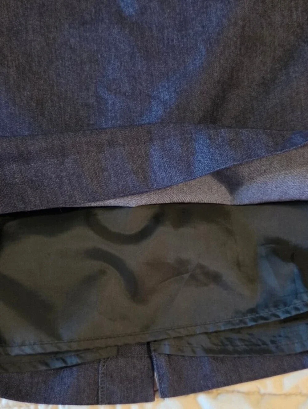 Merona Stretch Dark Denim Pencil Skirt Size 14